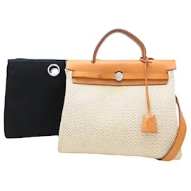 Hermès-Hermes Herbag Official Material 2way bag-Brown