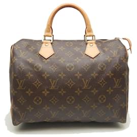 Louis Vuitton-Bolsa de mão Louis Vuitton Speedy 30 Monogram-Marrom