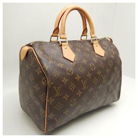 Louis Vuitton-Bolsa de mão Louis Vuitton Speedy 30 Monogram-Marrom