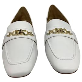 Michael Kors-Michael Kors Tiffanie Loafer in Optic White Leather -White