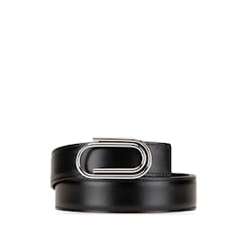 Hermès-Hermes Black Box Calf Women's Belt-Black