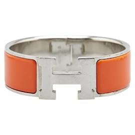 Hermès-Hermes Click-Clack H PM Bangle-Orange
