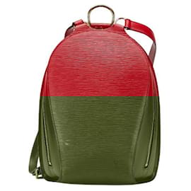 Louis Vuitton-Mochila Mabion Epi Louis Vuitton-Vermelho