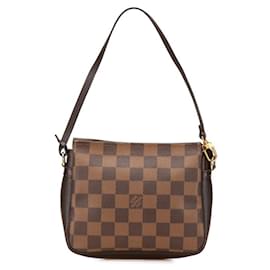 Louis Vuitton-Pasta de maquiagem Damier Truss Louis Vuitton-Marrom,Damier ebene