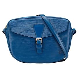 Louis Vuitton-Bolsa de Ombro Louis Vuitton Epi Jaune Fille-Azul