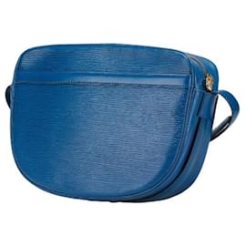 Louis Vuitton-Bolsa de Ombro Louis Vuitton Epi Jaune Fille-Azul