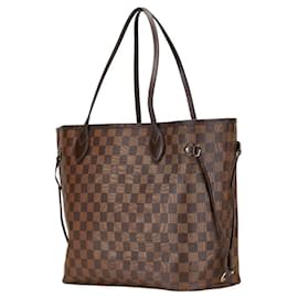 Louis Vuitton-Louis Vuitton Damier Neverfull MM Tote Bag-Brown,Damier ebene