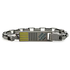 Louis Vuitton-Pulseira charm de cores Damier Louis Vuitton-Prata