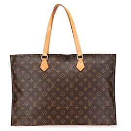Louis Vuitton-Louis Vuitton Monogram All-in PM Tote Bag-Brown,Monogram