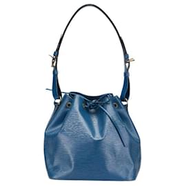 Louis Vuitton-Bolsa Petit Noé Epi Louis Vuitton-Azul