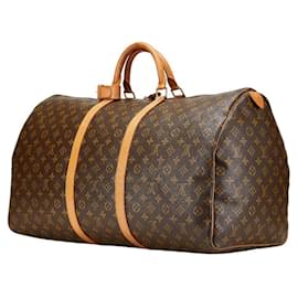 Louis Vuitton-Bolsa Boston Keepall 60 Monograma Louis Vuitton-Marrom,Monograma