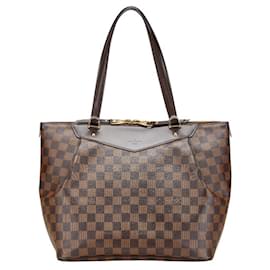 Louis Vuitton-Louis Vuitton Damier Westminster GM Tote Bag-Brown,Damier ebene