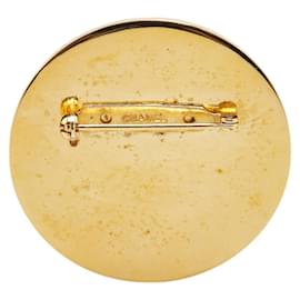 Chanel-Chanel Black and Gold Brooch-Black,Golden