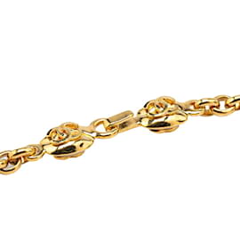 Chanel-Chanel Coco Mark Gold Plated Necklace-Golden