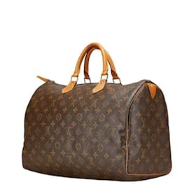 Louis Vuitton-Bolsa Louis Vuitton Monogram Speedy 40-Marrom,Monograma