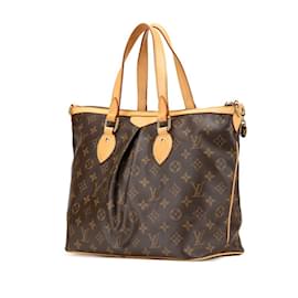 Louis Vuitton-Bolsa Louis Vuitton Monogram Palermo PM-Marrom