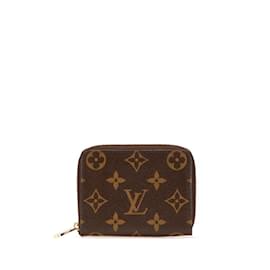 Louis Vuitton-Porta-moedas Zippy Monogram Louis Vuitton-Marrom