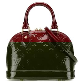 Louis Vuitton-Bolsa Alma BB em Monogram Vernis Louis Vuitton-Outro,Bordeaux