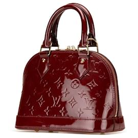 Louis Vuitton-Bolsa Alma BB em Monogram Vernis Louis Vuitton-Outro,Bordeaux