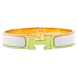 Hermès-Bracelet Hermes Click H PM-Rose,Doré