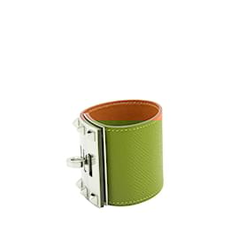 Hermès-Bracelet Hermes Kelly Dog S-Marron,Orange