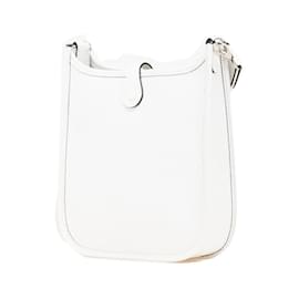 Hermès-Hermes Evelyn TPM Shoulder Bag-White