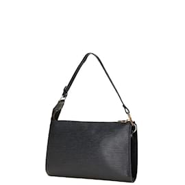 Louis Vuitton-Pochete Acessório Epi Louis Vuitton-Preto
