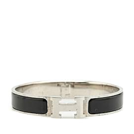 Hermès-Hermes Click H PM Bangle-Black,Silvery