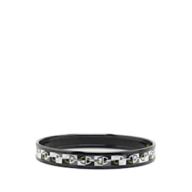 Hermès-Bracelet charm en émail motif Chaine d'Ancre d'Hermès-Marron,Noir,Rouge