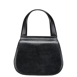 Christian Dior-Christian Dior Black Leather Handbag-Black