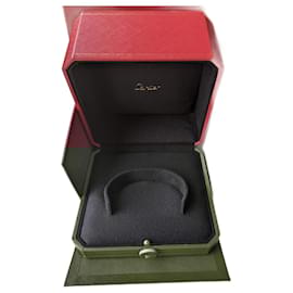 Cartier-Stiff Bracelet Bangle Cuff Lined Box Love Nail JUC paper bag-Red