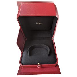 Cartier Steifer Armreif Bangle Manschette gefütterte Box Love Nail JUC Papiertüte Rot