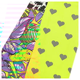 Hermès-Hermes Twilly Jungle Love Scarf-Multiple colors,Beige,Yellow