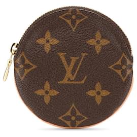 Louis Vuitton-Porta-moeda longo em monograma Louis Vuitton-Marrom