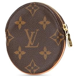 Louis Vuitton-Porta-moeda longo em monograma Louis Vuitton-Marrom