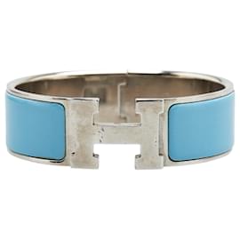Hermès-Bracelet charm Click-Clack PM d'Hermès-Noir,Bleu
