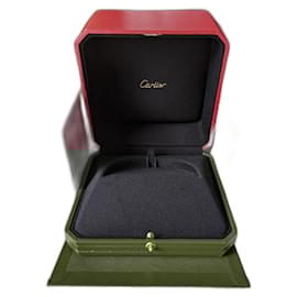 Cartier-Cartier Love Trinity JUC Bracelet Bangle Cuff Double Box paper bag-Red