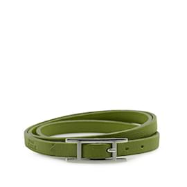 Hermès-Bracelet long en charme API3 d'Hermès-Marron,Orange