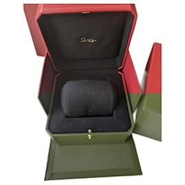 Cartier-Love Trinity JUC Bracelet Bangle Cuff Cushion Box Paper Bag-Red