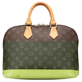 Louis Vuitton-Louis Vuitton Alma PM Monograma Marrom-Marrom