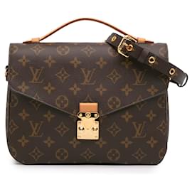 Louis Vuitton-Louis Vuitton Brown Monogram Pochette Metis-Brown