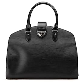 Louis Vuitton-Louis Vuitton Preto Epi Pont Neuf GM-Preto