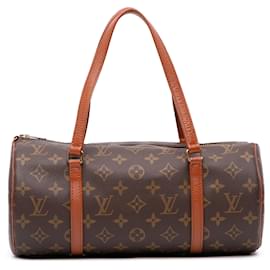 Louis Vuitton-Louis Vuitton Monograma Marrom Papillon 30-Marrom
