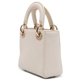 Dior-Dior White Niki De Saint Phalle Mini Calfskin Dioramour Lady Dior-White