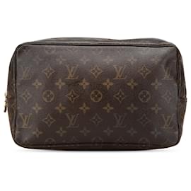 Louis Vuitton-Trousse Toilette 28 Monograma Marrom Louis Vuitton-Marrom