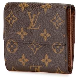 Louis Vuitton-Louis Vuitton Brown Monogram Portefeuille Elise Wallet-Brown