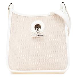 Hermès-Vespa TPM en Toile Marron Hermès-Marron,Beige