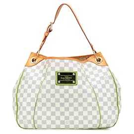 Louis Vuitton-Louis Vuitton Damier Azur Galliera PM Branco-Branco
