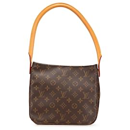 Louis Vuitton-Louis Vuitton Brown Monogram Looping MM-Brown