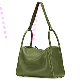 Hermès-Hermès Rouge Clemence Lindy 30-Rouge